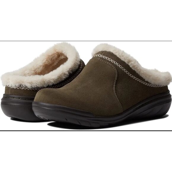 Jambu Shoes - Jambu Women’s Wilma Slip-Ons Mule Size 8M Faux Fur Lining